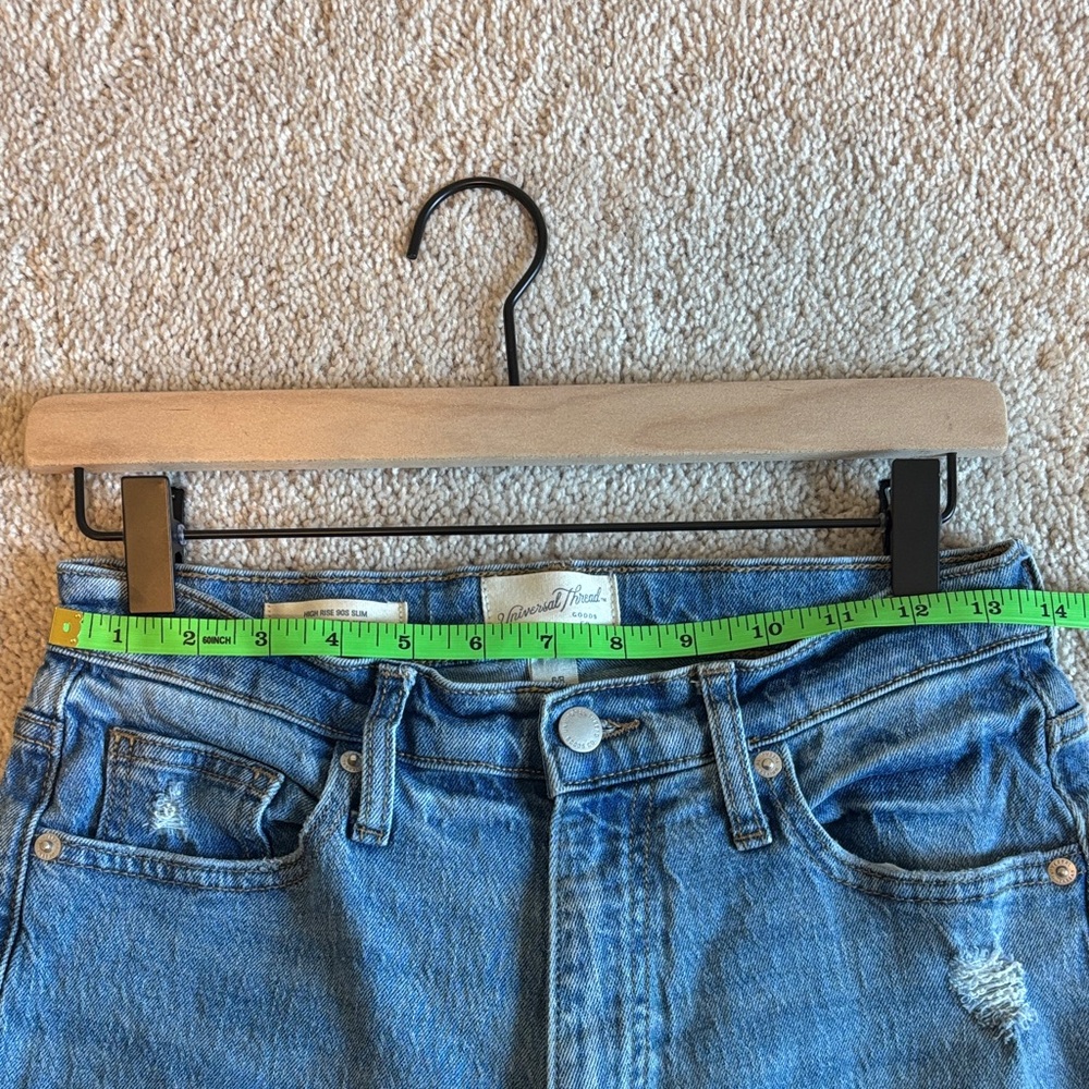 Universal Thread Light Blue Distressed High Rise … - image 4